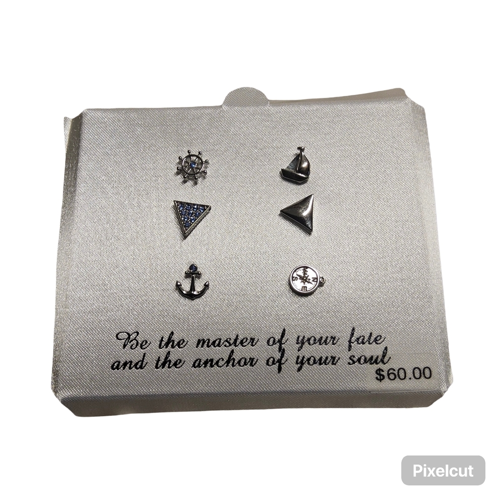 NWOT Fine Silver Plated Earrings - Picture 2 of 6